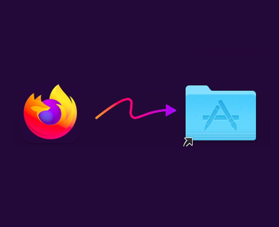 A Mozilla a Firefox 115 ESR elhagyása a támogatott böngészők listájáról megnehezíti a böngészést a régebbi rendszerek tulajdonosai számára. Képen a Firefox for macOS telepítője (Kép forrása: Screenshot - Notebookcheck)