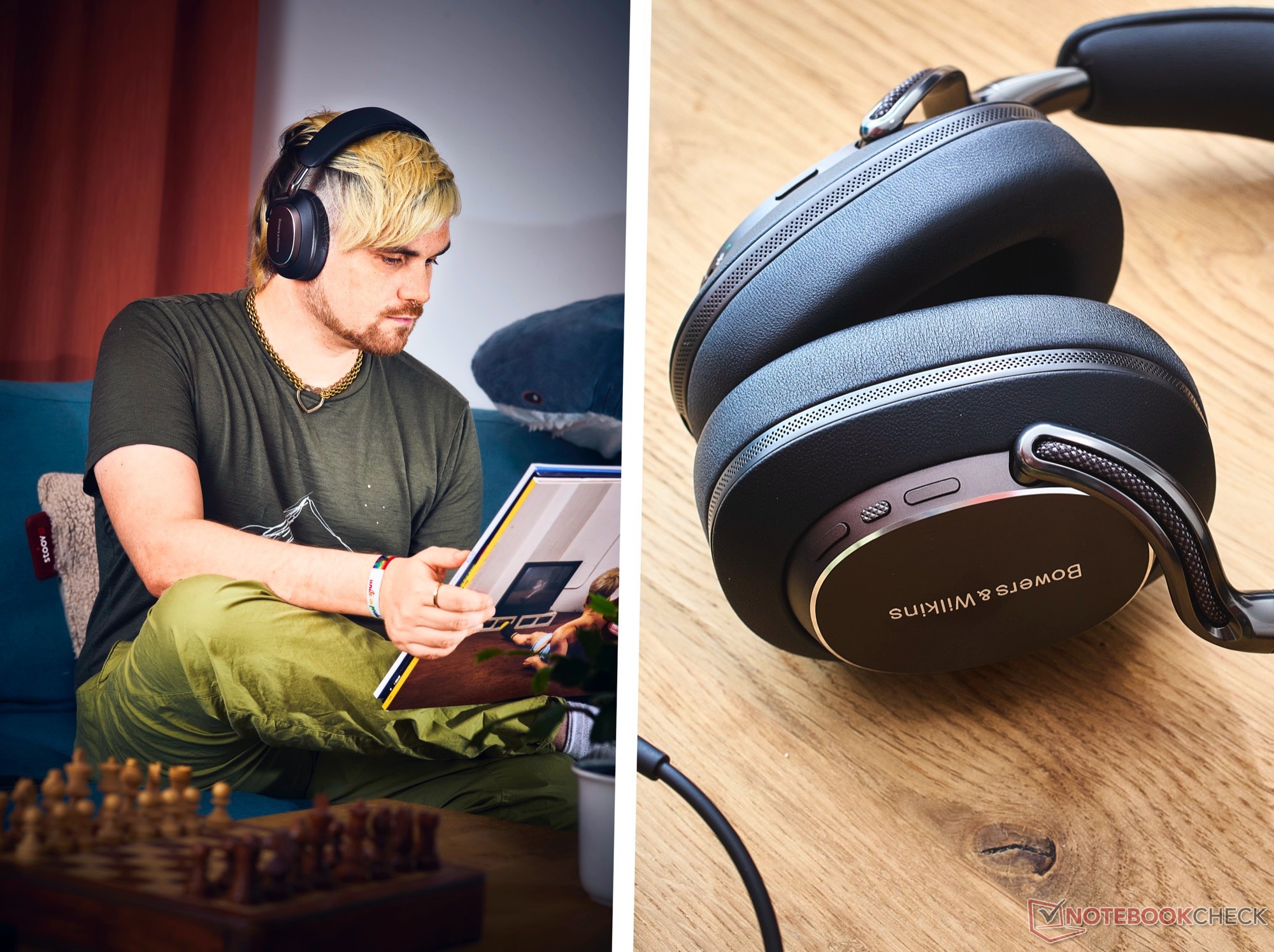 A Bowers & Wilkins Px8 S2 csak a részletekben javítja elődje kialakítását. (Kép forrása: Notebookcheck)