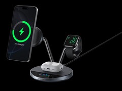Az Anker 3 in 1 Prime vezeték nélküli töltőállomás maximális teljesítménye 35 W (Kép forrása: Anker)
