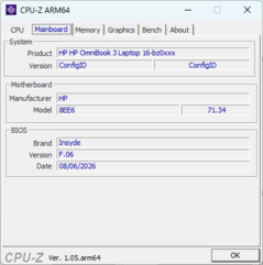 CPU-Z Alaplap