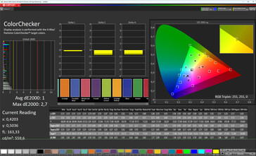 Színek (színséma: Színtér: Original Colour Pro, színhőmérséklet: meleg, célszíntér: sRGB)