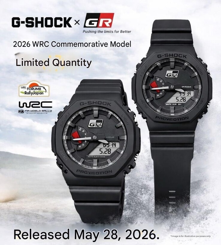 A Casio G-Shock x GR GA-2100 óra plakátja (gépi fordításban)