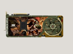 A ROG Astral GeForce RTX 5080 Doom Edition már előrendelhető a Bethesda áruházban. (Kép forrása: Asus/Bethesda)