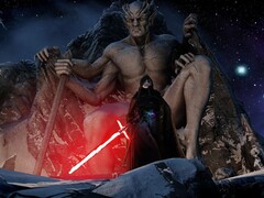 A Lightsabers (Magicka Sabers) mod. (Kép forrása: SkyrimRenKylo - Nexus Mods)