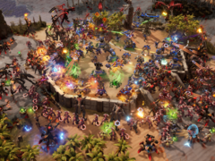 A Stormgate egy sci-fi jövőben játszódik, ahol a Föld interdimenzionális fenyegetésekkel küzd. A képen - egy játékbeli képernyőkép. (Kép forrása: Steam)