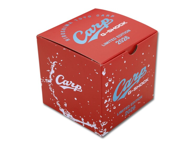 A 2026 Casio G-Shock x Hiroshima Toyo Carp GA-2100X. (Kép forrása: Hiroshima Toyo Carp bolt)