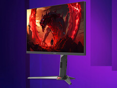 A Nitro XV270X 5K módban 72 Hz-en fut. A képen: a játékmonitor promóciós képe. (Kép forrása: Acer)