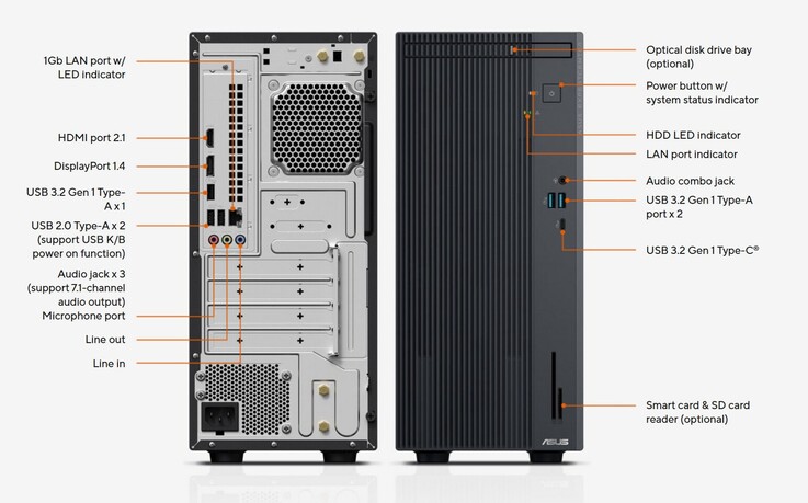 A P700 mini toronyban rengeteg az I/O lehetőség.