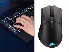 Corsair Skiff 100 Plus billentyűzet (balra) és Harpoon V2 egér (jobbra).