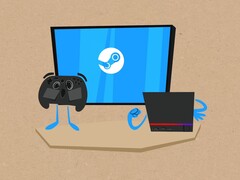 A Valve Steam Machine a Steam Controller mellett