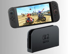 Nintendo Switch 2 a fenti dokkolóban (Kép forrása: Nintendo of America szerkesztéssel)