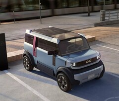 Az elektromos Dacia Hipster városi autó (Kép forrása: Dacia)