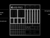 A Apple A19 Pro valamivel kisebb, mint elődje (kép forrása: Apple)