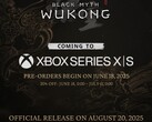 Fekete mítosz: Wukong Xbox Series X és Series S megjelenésének bejelentése. (Kép forrása: Black Myth: Wukong az X-en)
