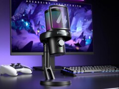 A Maono DM40 Pro vezeték nélküli mikrofonja fekete (a képen) és fehér színben kapható. (Kép forrása: Maono)