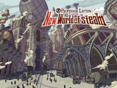 A Professor Layton and the New World of Steam játék hivatalos képe. (Kép forrása: Nintendo)