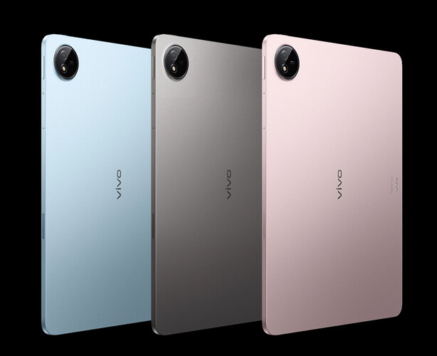 A Vivo a Pad5-öt három színválasztékban kínálja a piacra dobáskor. (Kép forrása: Vivo)