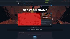 A „Great On Frame” bolt a Steam-en