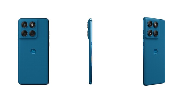 Az új Pantone Mykonos Blue Motorola Edge 6 Fusion kizárólag Indiában kapható. (Kép forrása: Motorola)