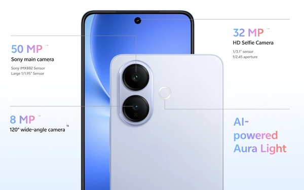 A Vivo V60 Lite támogatja a 4K videofelvételt.