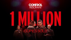 A Control Resonant 1 millió eladott példányát bejelentő banner