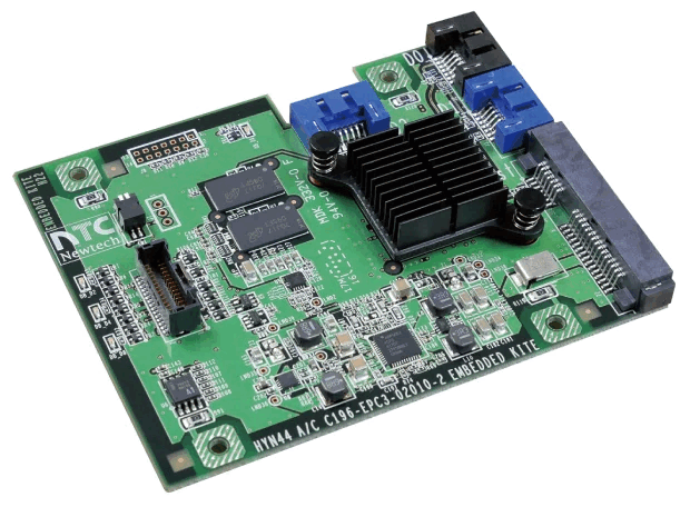 Newtech Kite hardveres RAID-vezérlőkártya a Ness1300 NAS adatvédelméhez