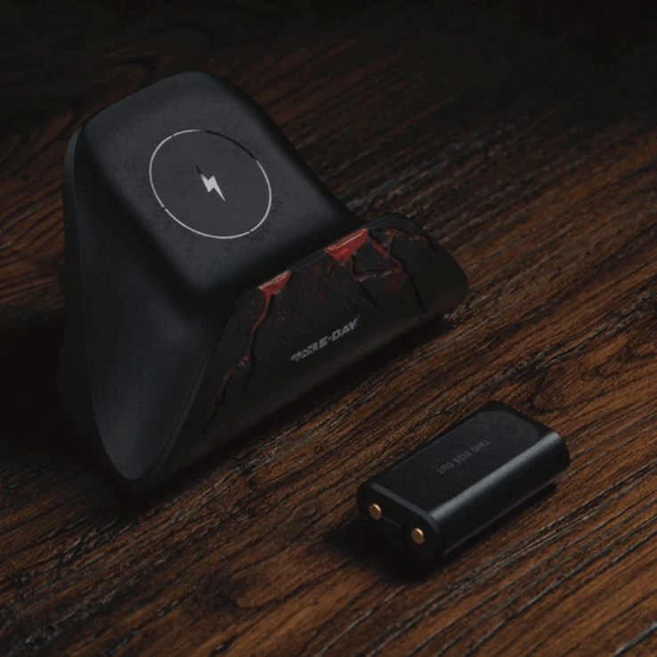 Az 8BitDo Ultimate Charging Dock for Xbox Controllers – Gears of War: E-Day vezeték nélküli akkumulátorral rendelkezik.
