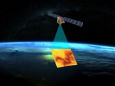 A MethaneSAT műholdat ábrázoló kép. (Kép forrása: MethaneSAT - EDF)