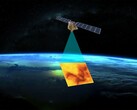 A MethaneSAT műholdat ábrázoló kép. (Kép forrása: MethaneSAT - EDF)