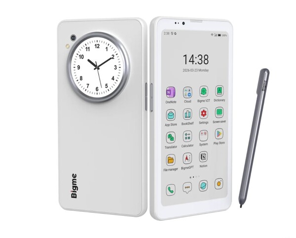 A Bigme HiBreak dual két kijelzővel és ceruzatámogatással rendelkezik.