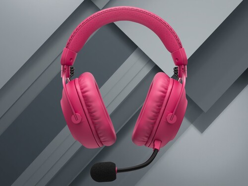 A képen a magenta színű Logitech G Pro X 3 Lightspeed gamer fejhallgató látható