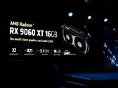 Az AMD hivatalosan is bemutatta a Radeon Rx 9060 XT GPU-t a Computex 2025 kiállításon (kép forrása: AMD)