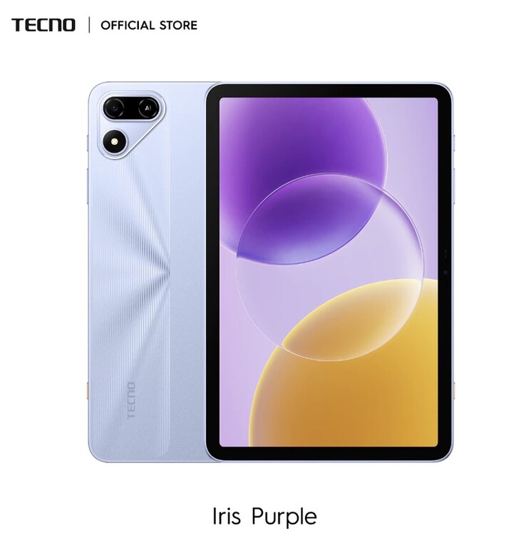 A Tecno Megapad SE 2 Iris Purple színben.
