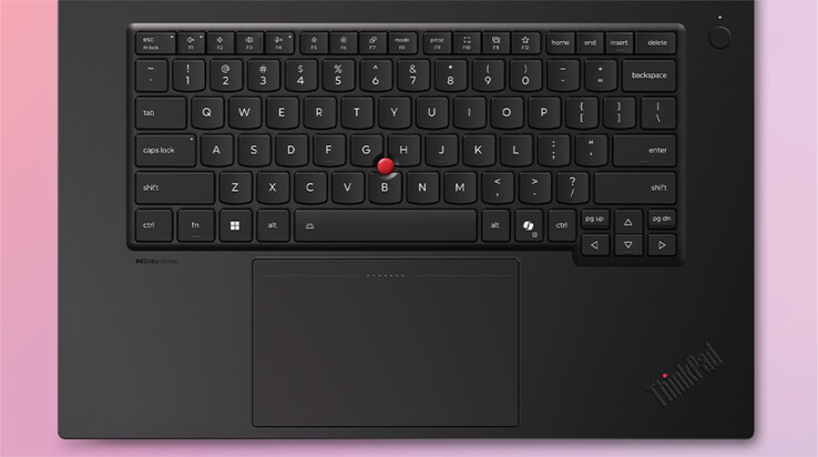 A Lenovo a ThinkPad P1 Gen 9-et egy 85 x 135 mm-es haptikus érintőpaddal is felszerelte.