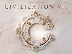 A Sid Meier’s Civilization VII hivatalos főposztere, amelyen a stratégiai játék központi emblémája látható.