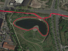 GPS test: Garmin Edge 500 - Cycling around a Lake