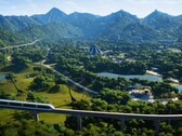 A Jurassic World Evolution egyik parkját bemutató kép.