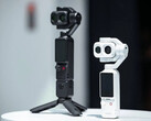 DJI Osmo Pocket 4P gyöngyházfehér színben.