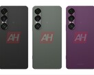 A Sony Xperia 1 VII állítólagos kiszivárgott képei fekete, zöld és lila színválasztékot mutatnak. (Kép forrása: Android Headlines)