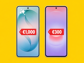 A Galaxy A27 (jobbra) már lyukkamerával rendelkezik.