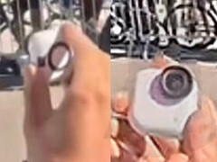 Az állítólagos Insta360 Go 4S nyilvános használatban. (Kép forrása: Igor Bogdanov)