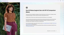 A HP AI ügynök csak regisztráció után használható
