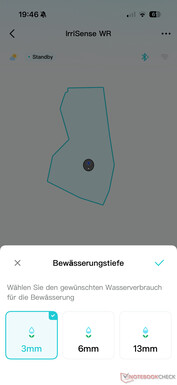 Öntözés mennyisége