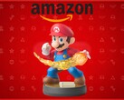 Banner Mario amiibo és Amazon logóval látható