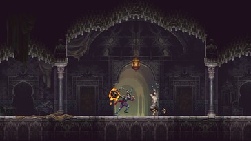 Egy kép, amelyen egy ellenség látható a Blasphemous 2-ben.
