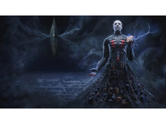 A Clive Barker's Hellraiser című videojáték promóciós képe: Revival: Pinhead a labirintusban állva. (Kép forrása: PlayStation Blog)