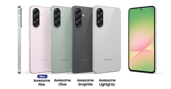 A Galaxy A56 már elérhető egy új, limitált kiadású Awesome Pink színben. (Kép forrása: Samsung)