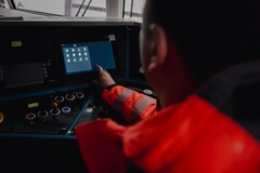 Smartscreen a Vectron X vezetőfülkéjében