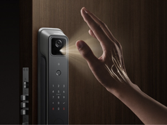 Megérkezett Kínába a Xiaomi Smart Door Lock 4 Pro Dual Camera Edition (képünkön). (Kép forrása: Xiaomi)