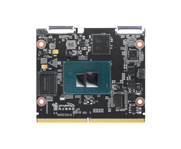 A Youyeetoo K1 önálló számítástechnikai modulja az Intel N100 processzort, memóriát és eMMC-tárolót tartalmaz, SO-DIMM-típusú peremcsatlakozóval